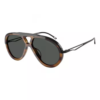 Occhiali da sole uomo EMPORIO ARMANI EA4242U 621287 nero opaco grigio 56mm