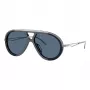 EMPORIO ARMANI EA4242U621380 Occhiali da sole uomo - Montatura nero opaco, lenti grigie sfumate, 56 mm