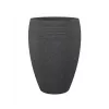 Emsa City vaso da fiori 283/54 nero granito D54 – 65L fioriera rotonda per esterni