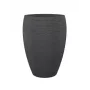 Emsa City vaso da fiori 283/54 nero granito D54 – 65L fioriera rotonda per esterni