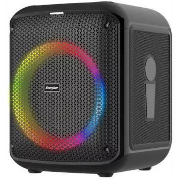 ENERGIZER Altoparlante Bluetooth portatile 20W RGB LED Radio FM 6000mAh Nero