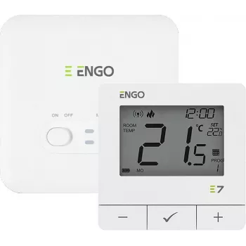 ENGO Controls E7-RFW termostato ambiente wireless, bianco