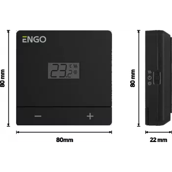 ENGO Controls EASY-230B termostato ambiente wireless programmabile giornaliero