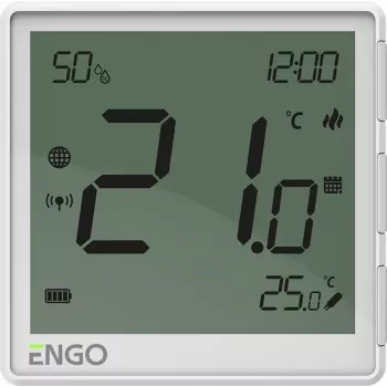 ENGO Controls EONE-BATW bianco termostato ambiente wireless ZigBee