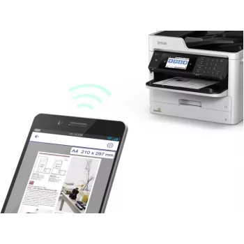 Epson WorkForce Pro WF-M5799DWF stampante a getto d'inchiostro bianco e nero multifunzione A4, contatore da 20K a 60K (usata)
