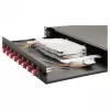 Equip Cassetta di giunzione in fibra ottica 12 porte, LC duplex, OM4, 1U, preassemblata, nera