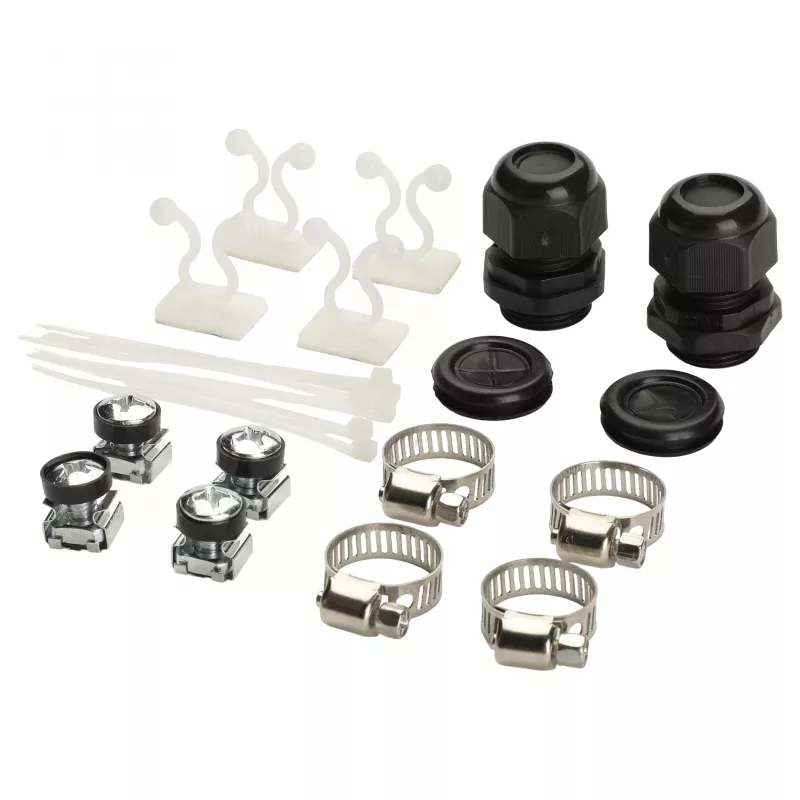 Equip Cassetta di giunzione in fibra ottica 12 porte, SC duplex, OM4, 1U, preassemblata, nera
