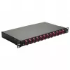 Equip Cassetta di giunzione in fibra ottica 12 porte, SC duplex, OM4, 1U, preassemblata, nera