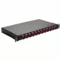 Equip Cassetta di giunzione in fibra ottica 12 porte, SC duplex, OM4, 1U, preassemblata, nera