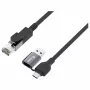 EQUIP 133101 adattatore USB-C e USB-A a RJ45 Gigabit Ethernet, nero