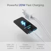 Equip Caricatore da parete GaN a 2 porte USB-C PD3.0/USB-A 20W, Bianco, confezione da 25 pezzi