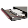 Equip Cassetta di giunzione in fibra ottica 24 porte, LC Duplex, OM4, 1U, preassemblata, nera