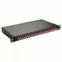 Equip Cassetta di giunzione in fibra ottica 24 porte, LC Duplex, OM4, 1U, preassemblata, nera