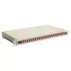 Equip scatola di giunzione in fibra ottica 24 porte, LC Duplex, OM4, 1U, preassemblata, grigio