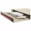 Equip scatola di giunzione in fibra ottica 24 porte, LC Duplex, OM4, 1U, preassemblata, grigio