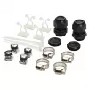 Equip scatola di giunzione in fibra ottica 24 porte, LC Duplex, OS2, 1U, preassemblata, nero