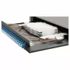 Equip scatola di giunzione in fibra ottica 24 porte, LC Duplex, OS2, 1U, preassemblata, nero