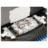 Equip scatola di giunzione in fibra ottica 24 porte, LC Duplex, OS2, 1U, preassemblata, nero