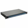 Equip scatola di giunzione in fibra ottica 24 porte, LC Duplex, OS2, 1U, preassemblata, nero
