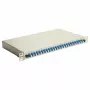 EQUIP scatola di giunzione in fibra ottica 24 porte, LC Duplex, OS2, 1U, equipaggiata, grigio