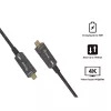 EQUIP 578203 cavo ottico attivo USB-C a USB-C 7,5 m 4K@60Hz 10Gbit/s PD 60 W nero