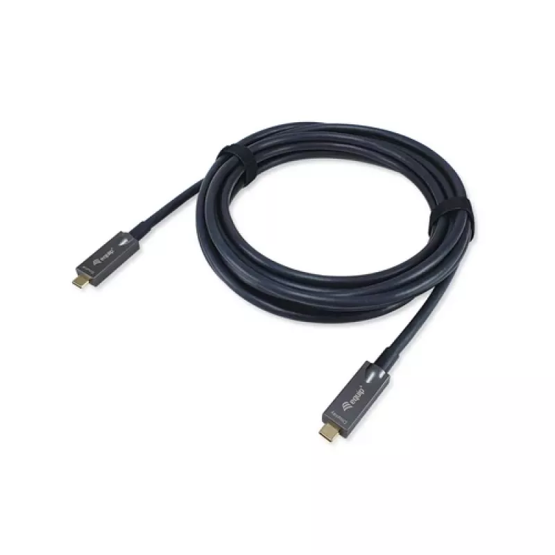 EQUIP 578203 cavo ottico attivo USB-C a USB-C 7,5 m 4K@60Hz 10Gbit/s PD 60 W nero