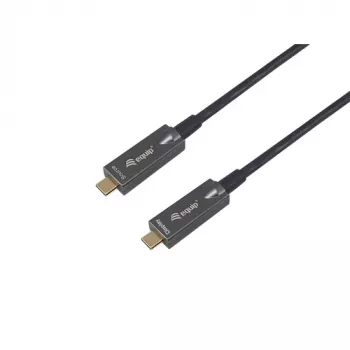 EQUIP 578203 cavo ottico attivo USB-C a USB-C 7,5 m 4K@60Hz 10Gbit/s PD 60 W nero