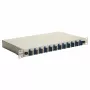 Equip 591911 scatola di giunzione in fibra ottica SC duplex 12 porte, OS2, 1U, completamente accessoriata, grigio