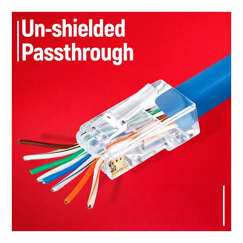 Equip Connettore da campo RJ45 Cat.6A schermato senza attrezzi (confezione da 100)