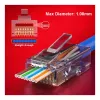 Equip Cat6 RJ45 UTP kit connettori non schermati (100 pezzi) - trasparente