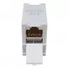 Equip Cat6A Adattatore keystone schermato 1xRJ45 per guida DIN grigio