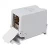 Equip Cat6A Adattatore keystone schermato 1xRJ45 per guida DIN grigio