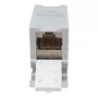 Equip Cat6A Adattatore keystone schermato 1xRJ45 per guida DIN grigio