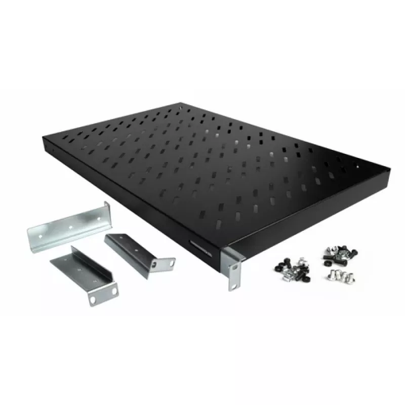 Ripiano variabile Equip EZVS-19-1-10-B da 19 pollici 1U, profondità 1000 mm, nero