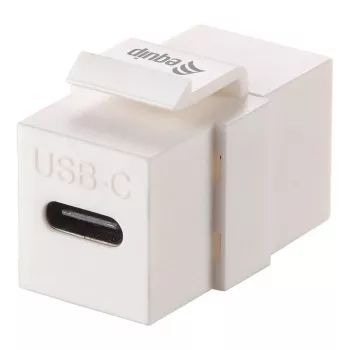 Equip Keystone Coupler USB 3.2 Gen 2 USB-C a USB-C femmina a femmina, bianco
