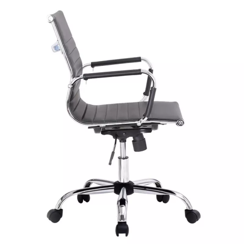 Sedia da ufficio Equip con imbottitura a coste/schienale nero