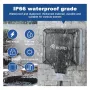 EQUIP scatola a parete 1 porta Keystone non schermata per esterni grigio IP44