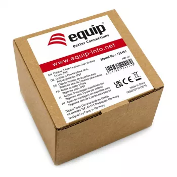 EQUIP Custodia da parete 2 porte Keystone non schermata outdoor grigio