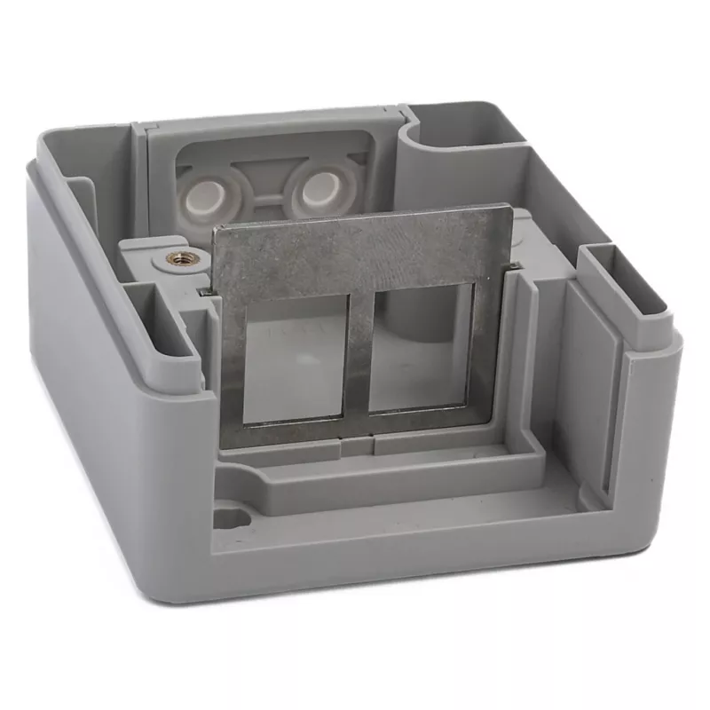EQUIP Custodia da parete 2 porte Keystone non schermata outdoor grigio