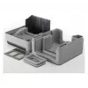 EQUIP Custodia da parete 2 porte Keystone non schermata outdoor grigio