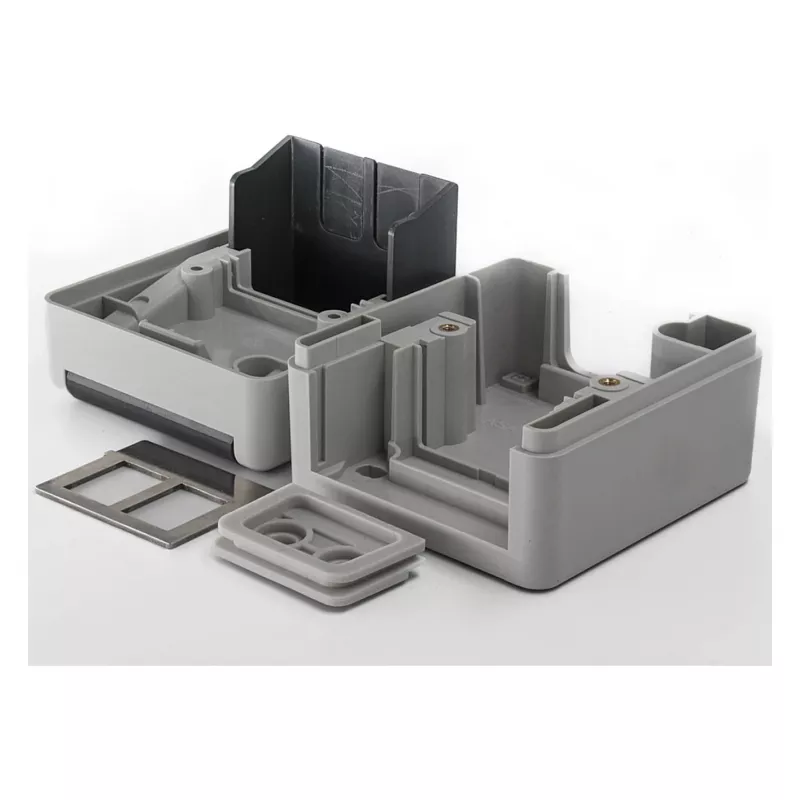 EQUIP Custodia da parete 2 porte Keystone non schermata outdoor grigio