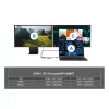 Adattatore USB-C 4 in 1 dual HDMI EQUIP con 100W PD, 4K MST, alluminio