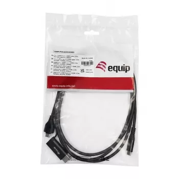 EQUIP adattatore USB-C a USB-C + HDMI con 100W PD, 4K/60Hz, alluminio