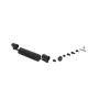 Ergonomic Solutions ClickSafe Dual Lock Cavo di Sicurezza con Lucchetto - Nero/Argento