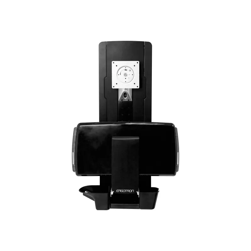 Ergotron Sit-Stand Vertical Lift, Patient Room - kit di montaggio (poggiapolsi, supporto mouse, guida verticale regolabile, supporto lettore barcode, ripiano tastiera, braccio monitor, ripiano mouse estraibile)