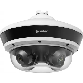 Ernitec Saturn Ultra telecamera panoramica 5MP con obiettivo varifocale motorizzato, IR 40m, PoE+, IP67, IK10, NDAA 0070-08128