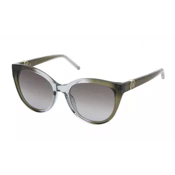 ESCADA Occhiali da sole donna SESD87-550C44 a farfalla - Marrone havana, lente sfumata marrone, 55/20/140 mm
