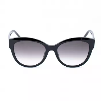 ESCADA Occhiali da sole donna SESD99-550700 - Montatura in acetato nera con lenti grigie sfumate - 55/18/140 mm