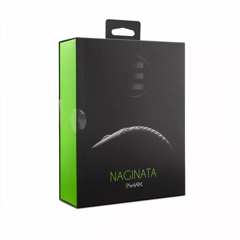 eShark NAGINATA ESL-M4 mouse da gaming bianco