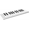 ESI Xkey 25 Tastiera controller MIDI USB - 25 tasti dinamici, aftertouch polifonico, alluminio spazzolato, ultra sottile, argento